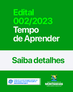 EDITAL 002/2023 PARA PROCESSO SELETIVO TEMPO DE APRENDER ESTÁ DISPONÍVEL