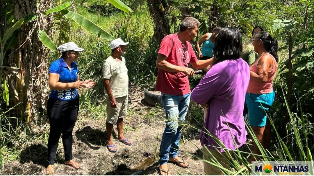 PVISITA AO HORTO FLORESTAL DO ASSENTAMENTO FIDEL CASTRO EM MONTANHAS