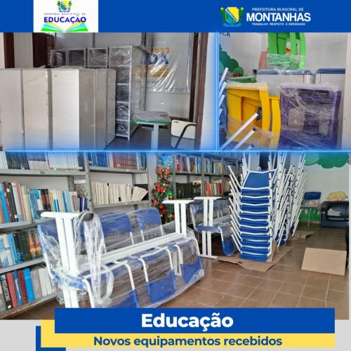 SECRETARIA MUNICIPAL DE EDUCAÇÃO RECEBE MAIS EQUIPAMENTOS - 2024 (2)